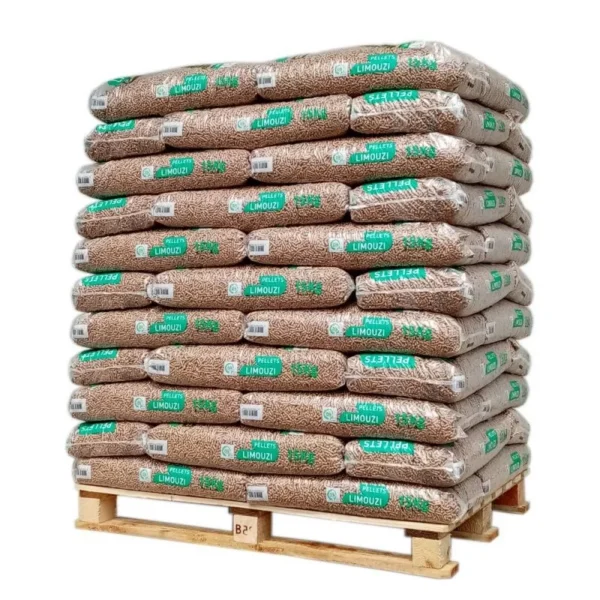 Granulé de bois Limouzi – Palette de 66 sacs de 15 kg